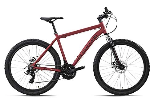 Vélos de montagnes : KS Cycling Hardtail Vélo de Montagne pour Homme Rouge 26'' CCL303 RH 48 cm
