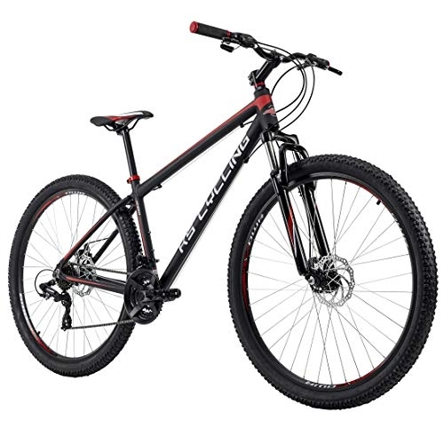 Vélos de montagnes : KS Cycling Mixte - VTT Hardtail 29" Xceed Noir / Rouge RH 46cm 29