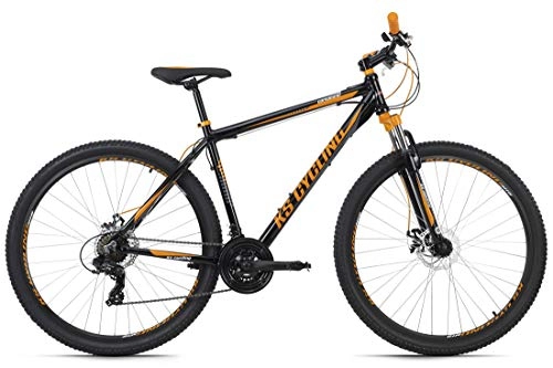 Vélos de montagnes : KS Cycling Mixte - Vélo VTT Hardtail 29" Compound Noir / Orange RH 51cm 29"