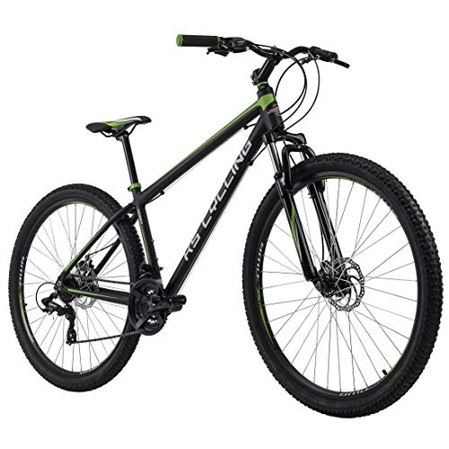 Vélos de montagnes : KS Cycling Mixte - Vélo VTT Hardtail 29" Xceed Noir / Vert RH 42cm 29