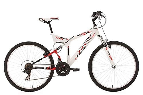 Vélos de montagnes : KS Cycling Suspendu VTT semi rigide Blanc 26"