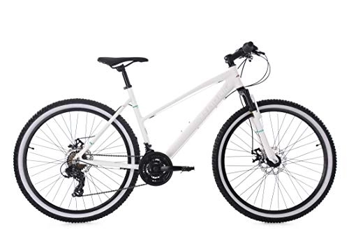 Vélos de montagnes : KS Cycling VTT Femme Semi-Rigide 26'' Larrikin Aluminium Blanc TC 48 cm