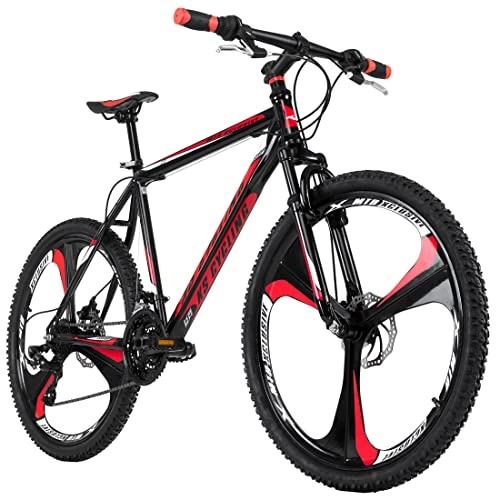 Vélos de montagnes : KS Cycling VTT Hardtail 26'' Sharp Noir / Rouge RH 51 cm Adulte Unisexe, 26 Zoll