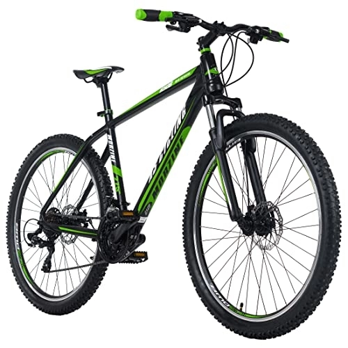 Vélos de montagnes : KS Cycling VTT Hardtail 27, 5" Morzine Noir / Vert 48 cm Adulte Unisexe, Zoll