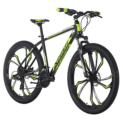 Vélos de montagnes : KS Cycling VTT Hardtail 27, 5" Xplicit Noir / Vert 21 Vitesses RH 46 Adulte Unisexe, Zoll, 46 cm