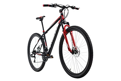 Vélos de montagnes : KS Cycling VTT Hardtail 29'' Xtinct Noir / Rouge RH 46 cm Mixte-Adulte, 29 Zoll