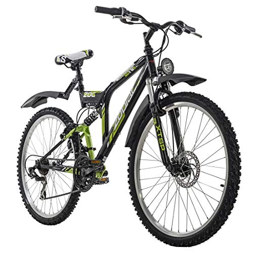 Vélos de montagnes : KS Cycling VTT pour Homme ATB Fully 26" Zodiac Noir RH 48 cm