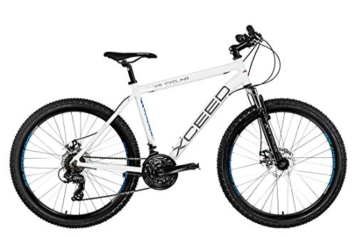 Vélos de montagnes : KS Cycling VTT Semi-Rigide 26" Aluminium Xceed Blanc TC 48 cm Adulte Unisexe, 48
