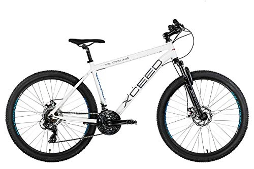 Vélos de montagnes : KS Cycling VTT Semi-Rigide 27, 5" Aluminium Xceed Blanc TC 48 cm Adulte Unisexe, 48
