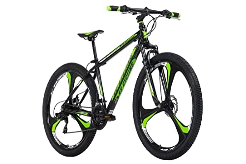 Vélos de montagnes : KS Cycling VTT Semi-Rigide 29" Sharp Noir-Vert TC 46 cm