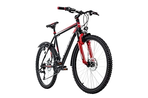 Vélos de montagnes : KS Cycling VTT Semi-Rigide ATB 26'' Xtinct Noir-Rouge TC 42 cm