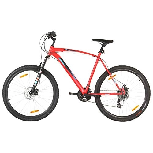 Vélos de montagnes : Lechnical Mountain Bike 21 Speed 29" Roues 53 cm Rouge, Mountain Bike, Vélo de Montagne, Vélo de Montagne pour Hommes et Femmes Adultes
