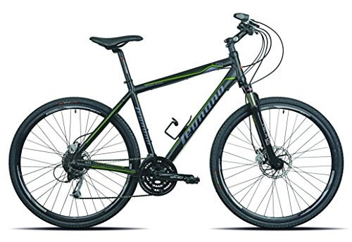 Vélos de montagnes : Legnano Cycle 350 Sport Road, vélo de Trekking Homme, Homme, 5L35060, Noir, 60