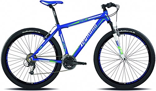 Vélos de montagnes : Legnano VTT de 29 pouces pour homme, 21 vitesses, Val Gardena, bleu, 46 cm