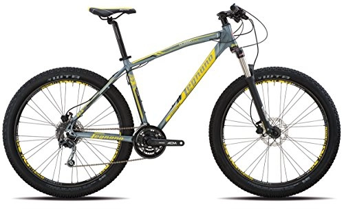 Vélos de montagnes : Legnano vélo 900 Duran 27, 5 "Plus 3 x 9 V taille 52 alu gris (VTT ammortizzate) / Bicycle 900 Duran 27, 5 plus 3 x 9 V Size 52 alu Grey (VTT Front Suspension)