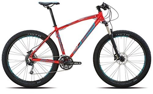 Vélos de montagnes : Legnano vélo 900 Duran 27, 5 "Plus 3 x 9 V Taille 52 alu Rouge (VTT ammortizzate) / Bicycle 900 Duran 27, 5 Plus 3 x 9 V Size 52 alu Red (VTT Front Suspension)