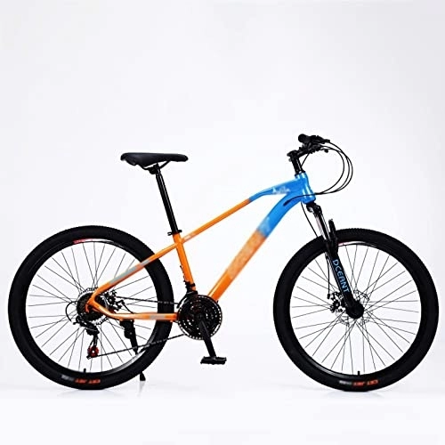 Vélos de montagnes : LIANAI zxc Bikes VTT adulte amortissement variable étudiants cyclisme vélo neige vélo (couleur : orange)
