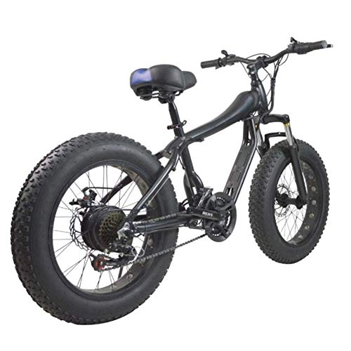 Vélos de montagnes : MIYNTB Mountain Bike, Shift 4.0 Large Pneu Lger Et Pliant en Aluminium Vlo avec Pdales Vlo Portable Neige Vlos Plage Vlo