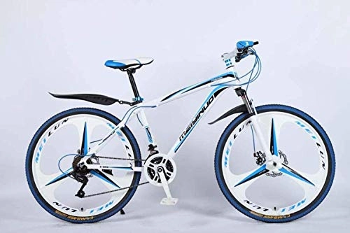 Vélos de montagnes : MJY Vélo 26In 21 vitesses VTT pour adulte, cadre complet en alliage d'aluminium léger, suspension avant de roue vélo pour homme, frein à disque 6-24, E