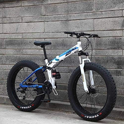 Vélos de montagnes : MJY Vélos de montagne, 20 pouces de gros pneu VTT semi-rigide pour hommes, cadre à double suspension et fourche à suspension Vélo de montagne tout terrain adulte 6-6, 21 vitesses