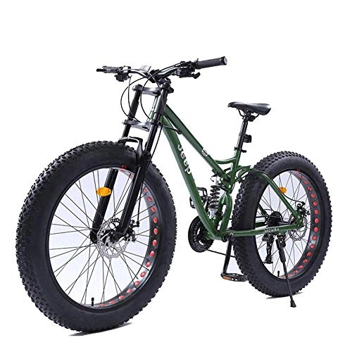 Vélos de montagnes : MJY Vélos de montagne pour femmes de 26 pouces, double frein à disque gros pneu vélo de montagne, VTT semi-rigide, vélo à siège réglable, cadre en acier à haute teneur en carbone