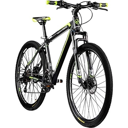 Vélos de montagnes : Mountain Bike 29" MTB Galano Toxic / pulse - Freins à disque Shimano Tourney, noir / vert