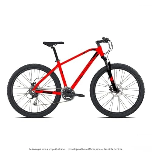 Vélos de montagnes : MYLAND Altura 27, 1 27, 5" 100 mm 21 V Rouge 2022 Taille M (VTT amortissé)