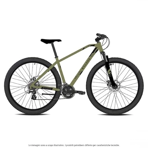 Vélos de montagnes : MYLAND Altura 29, 1 29" 100 mm 21 V Vert 2022 Taille L (VTT amortissé)
