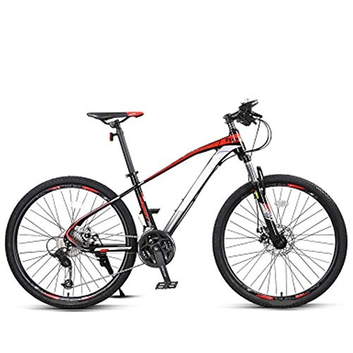 Vélos de montagnes : ndegdgswg Roue de VTT 26 / 27, 5" pour adulte et étudiant, en alliage d'aluminium, 27 / 30 vitesses, frein à disque, rouge, 160–195 cm, 30 vitesses.