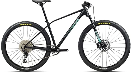 Vélos de montagnes : ORBEA Alma H50 29R Vélo de montagne (L / 48, 3 cm, noir mat / vert glacé)