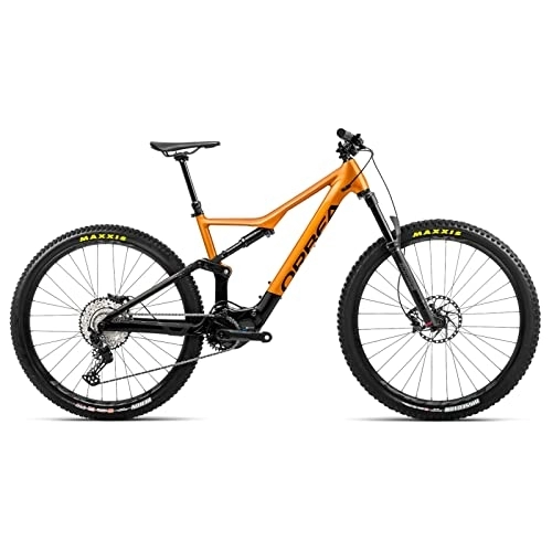 Vélos de montagnes : Orbea Unisex Fahrrad Rise H30 M MTB, 12-Gang, 41, 9 cm, 29", Leo Orange Schwarz, M35517