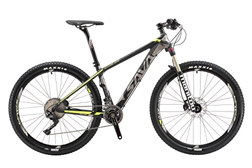 Vélos de montagnes : SAVA Carbon Mountain Bike MTB 27, 5 XT 11, 5 kg.