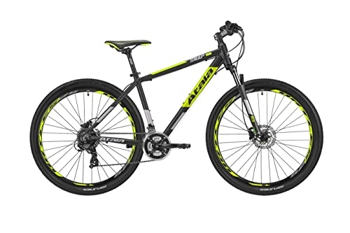 Vélos de montagnes : VTT ATALA modèle 2021 SNAP 29 MD 21 V couleur noir / jaune taille S