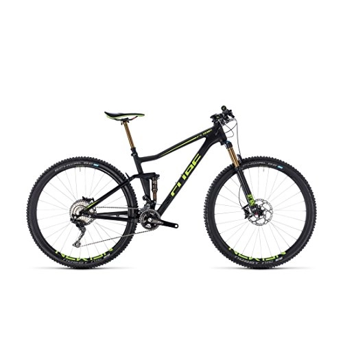 Vélos de montagnes : VTT Cube Stereo 120 HPC SLT carbon'n'flashgreen 27.5" 2018 - 16"