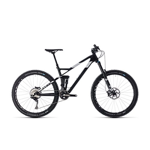Vélos de montagnes : VTT Cube Stereo 140 HPC SL 27.5 carbon'n'white 2018 - 16"