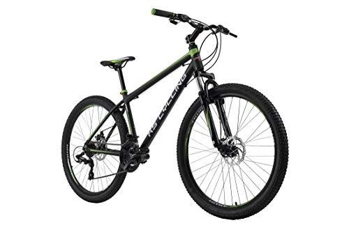 Vélos de montagnes : VTT Semi-Rigide 27, 5'' Xceed Noir-Vert TC 46 cm KS Cycling