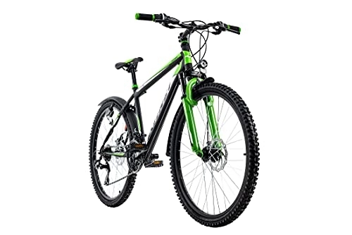 Vélos de montagnes : VTT Semi-Rigide ATB 26'' Xtinct Noir-Vert TC 42 cm KS Cycling