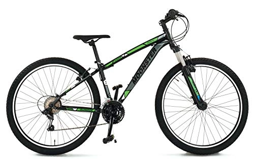 Vélos de montagnes : Vélo 27, 5" VTT Moonster Shimano 21 V Vert H48