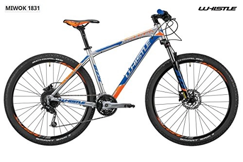 Vélos de montagnes : Vélo 27, 5 Whistle Miwok 1831 27 V, Ultralight - Blue - Neon Orange, L - 20"
