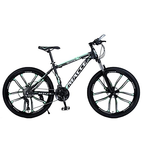 Vélos de montagnes : Vélo à vitesse variable absorbant les chocs en acier à haute teneur en carbone 170*100*80-100cm (24 / 26 pouces 21 / 24 / 27 vitesse noir rouge; noir vert; noir bleu; blanc bleu) vélo de fond