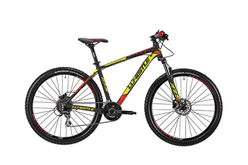 Vélos de montagnes : Whistle vélo Miwok 1833 27, 5 "8-velocità taille 46 Jaune / rouge 2018 (VTT ammortizzate) / Bike Miwok 1833 27, 5 8-Speed Size 46 Yellow / Red 2018 (VTT Front Suspension)