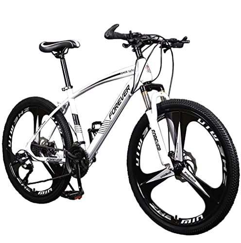 Vélos de montagnes : Yirunfa Bikes VTT 26'' Tout Suspendu pour Adulte, Double Frein à Disque - Selle Réglable - Cadre en Acier à Haute Teneur en Carbone, Dérailleur 30 Vitesses