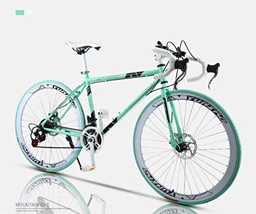 Vélos de routes : Cadre en acier au carbone à haute Vélo de route, 24 vitesses 26 Bikes pouces, double frein à disque, Route de vélos de course, et les femmes adultes hommes, (Color : 40knife)