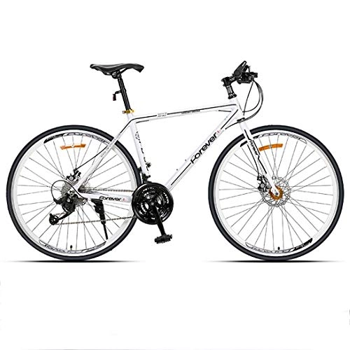 Vélos de routes : CHHD Vélo de Route en Aluminium à Double Frein à Disque de vélo de Montagne à Vitesse Variable, 27 Vitesses