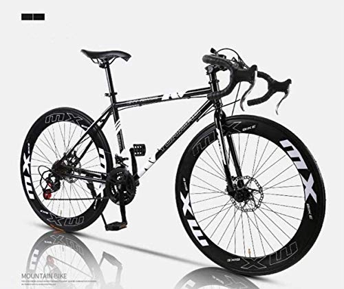 Vélos de routes : CSS Vélo de route, vélos 24 pouces 26 pouces, frein à disque double, cadre en acier à haute teneur en carbone, course de vélo de route, hommes et femmes adultes 6-11, 60knife