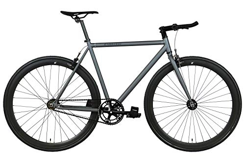 Vélos de routes : FabricBike Original Pro - Vélo Fixie Noir, Fixed Gear, Single Speed, Cadre Hi-Ten Acier, 10Kg… (Pro Graphite & Matte Black, S-49cm)