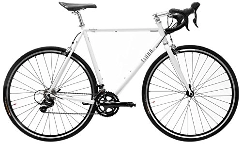 Vélos de routes : Finna Cycles Road Racer Vélo Unisexe Adulte M Blanc (Blanc Perle)