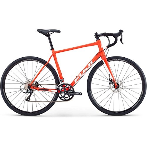 Vélos de routes : Fuji Sportif 1.9 Disc pour vélo de Route 700 C x 2018 Rouge Mat 49, 5 cm