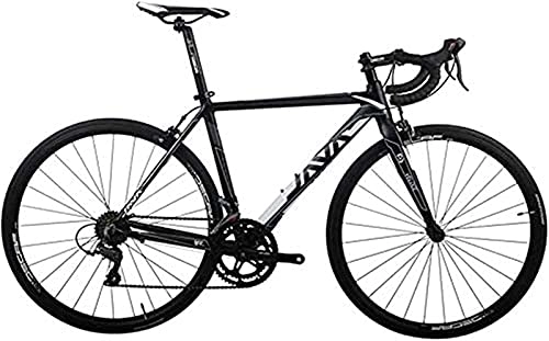 Vélos de routes : JYTFZD WENHAO Vélo de Route, vélo de Route d'alliage d'aluminium, vélo de Course, vélo de Ville, Facile à Utiliser, Confortable et Durable (Couleur: Rouge, Taille: 18 Vitesses) (Color : White)