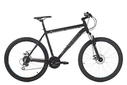 Vélos de routes : KS Cycling Vélo VTT Adulte Unisexe, Noir, 53 cm